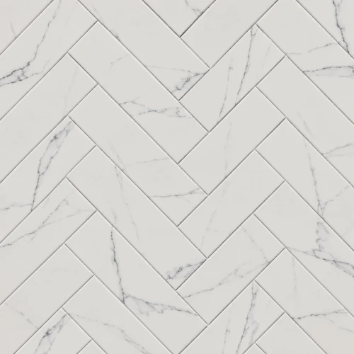 Handvorm Carrara Wit 7,5x30